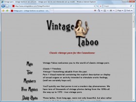 Screenshot from Vintage Taboo