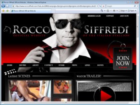 Screenshot from Rocco Siffredi