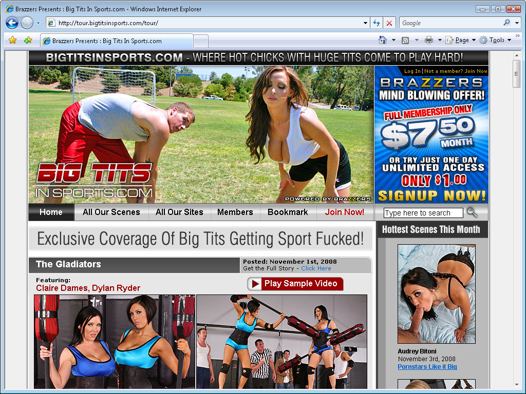 Big Tits in Sports screenshot number 1