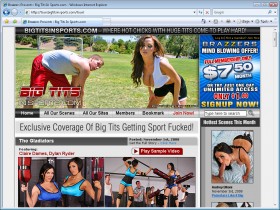 Big Tits in Sports Picture screenshot