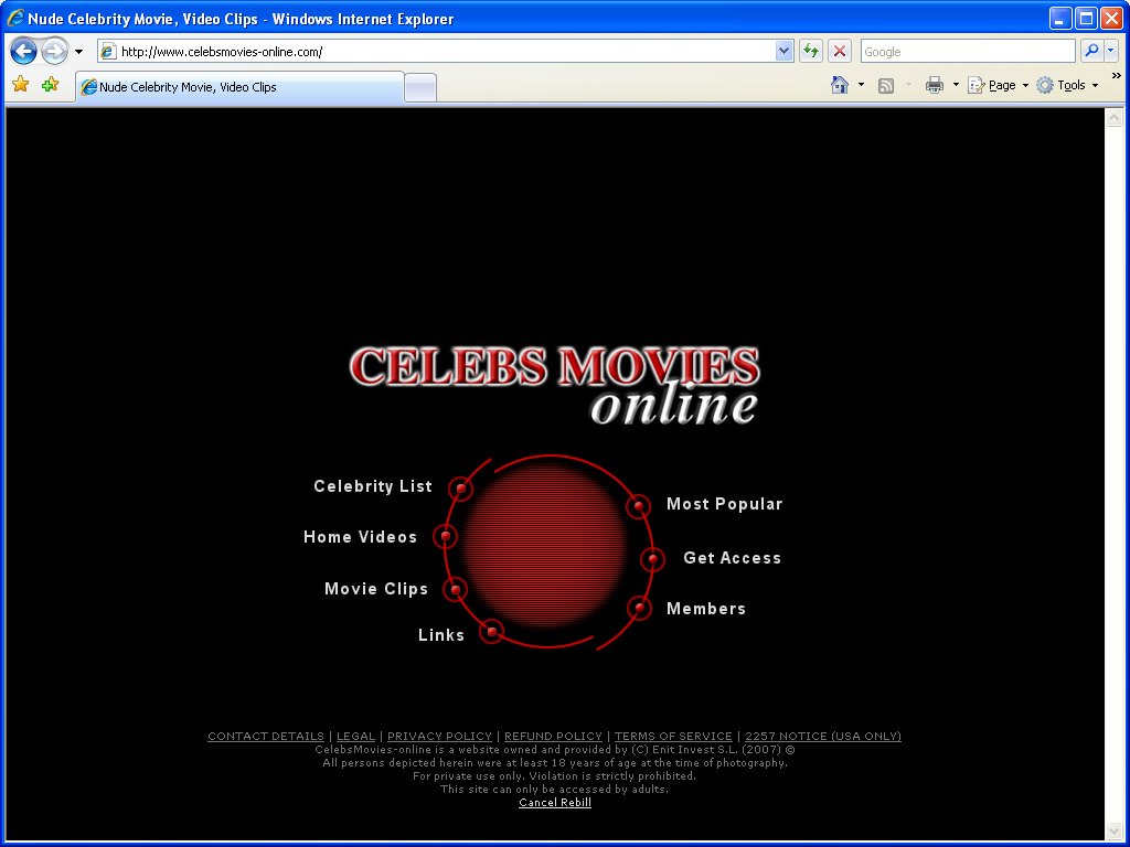 Celebs Movies Online screenshot number 1