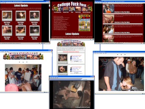 Members area screenshot from College Fuck Fest - click to enlarge