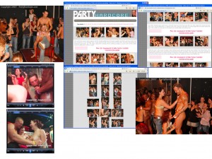 Members area screenshot from Party Hardcore - click to enlarge