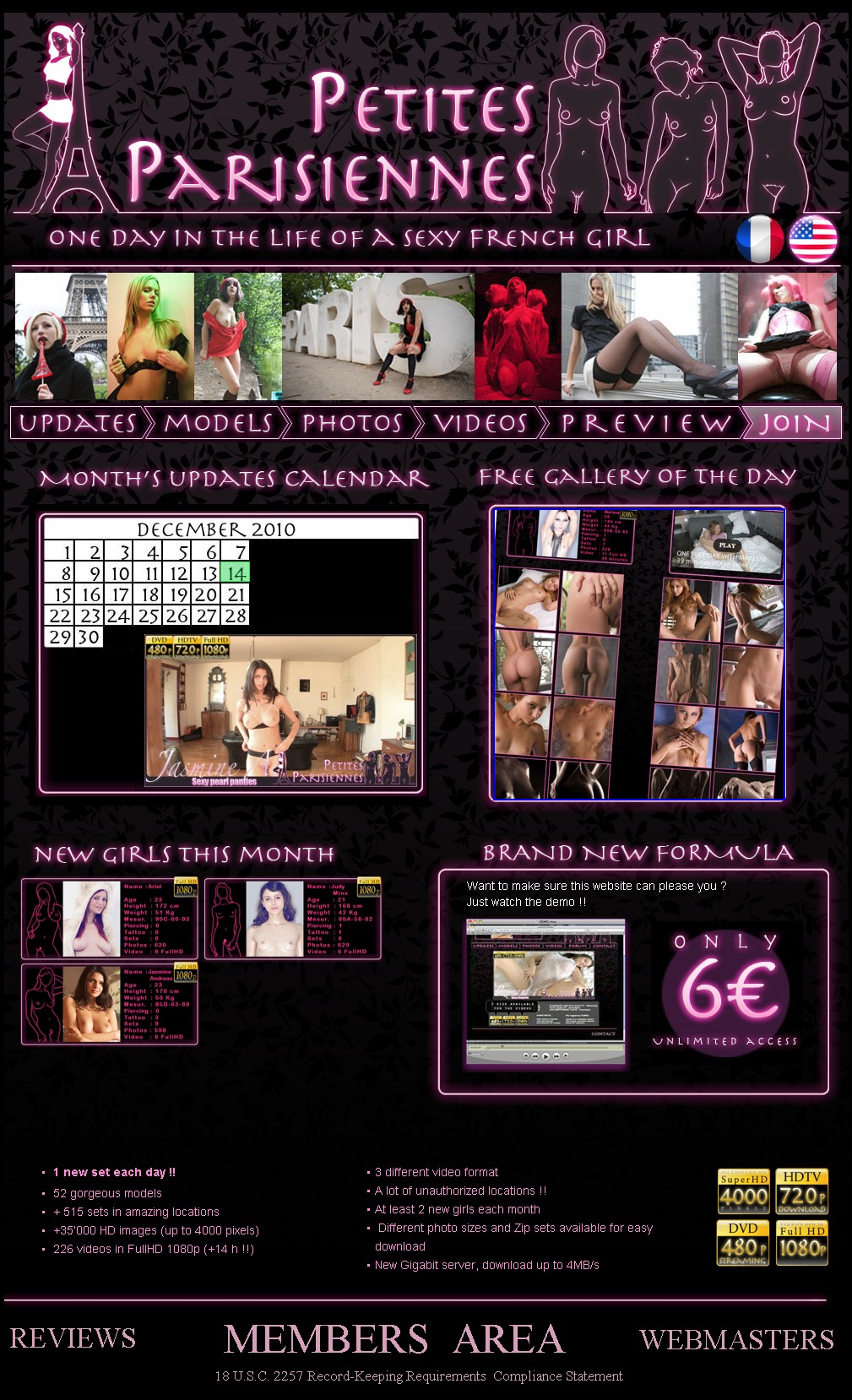 Petites Parisiennes screenshot number 1