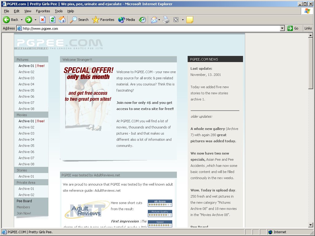 Pretty Girls Pee screenshot number 1