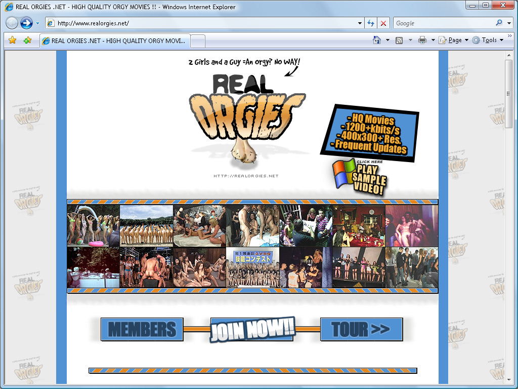 Real Orgies screenshot number 1