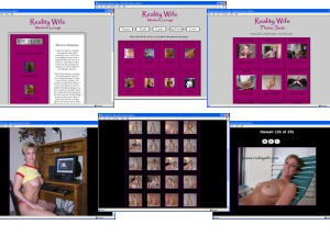 Members area screenshot from Reality Wife - click to enlarge