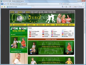 Sex Euro Cup screenshot