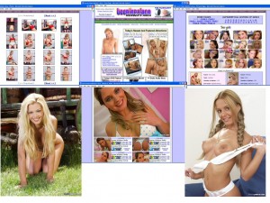 Members area screenshot from Teenie Palace - click to enlarge