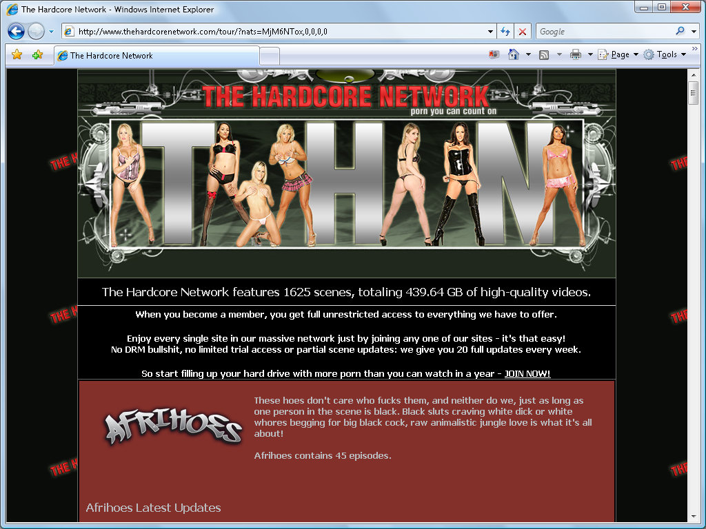 The Hardcore Network screenshot number 1