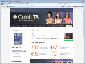Screenshot from Celeb TA