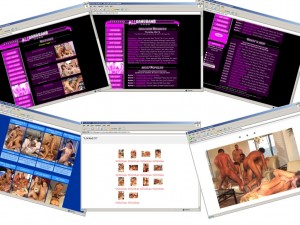 Members area screenshot from All Gang Bang - click to enlarge