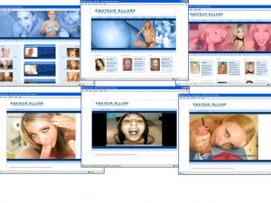 Members area screenshot from Amateur Allure - click to enlarge