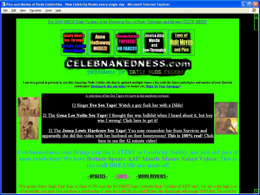 Celeb Nakedness screenshot number 1