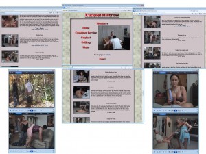 Members area screenshot from Cuckold Mistress - click to enlarge