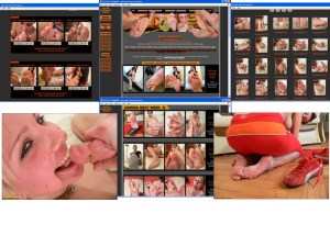 Members area screenshot from Czech Feet - click to enlarge
