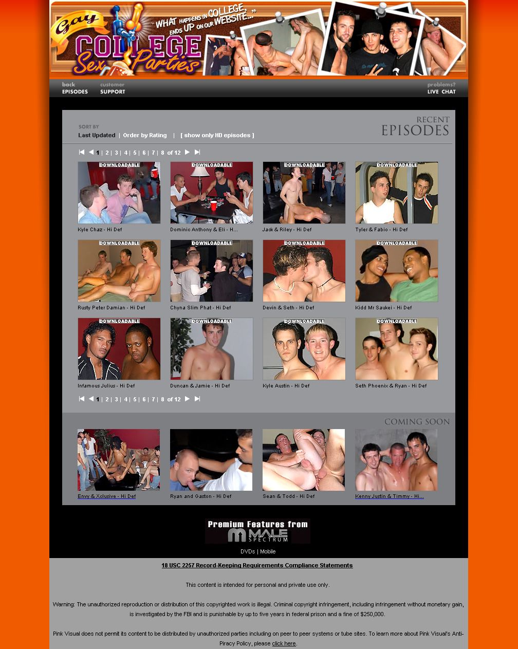 Gay College Sex Parties screenshot number 4