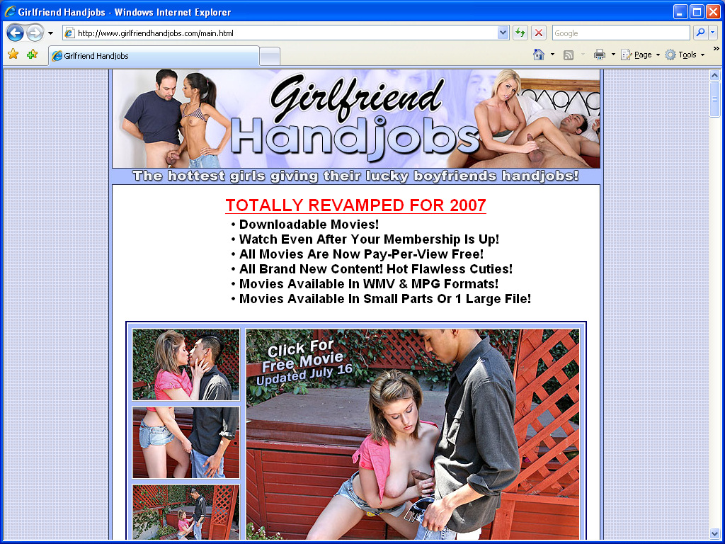 Girlfriend Handjobs screenshot number 1