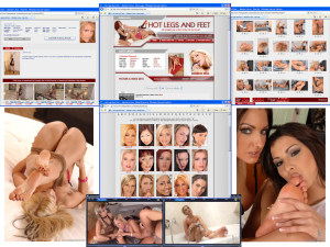 Members area screenshot from Hot Legs And Feet - click to enlarge