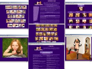Members area screenshot from Justines Bedroom - click to enlarge