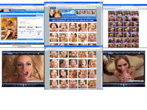 Members area screenshot from Load My Mouth - click to enlarge