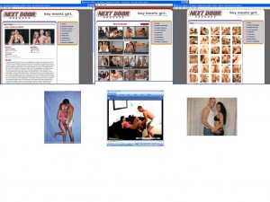 Members area screenshot from Next Door Hookups - click to enlarge