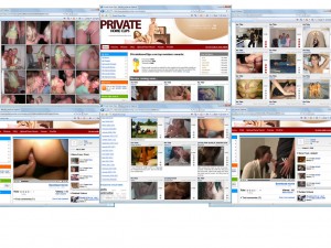 Members area screenshot from Private Home Clips - click to enlarge