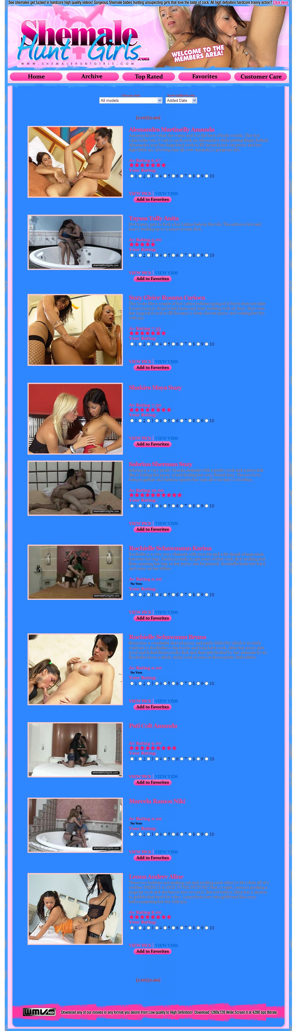 Shemale Hunt Girls screenshot number 3
