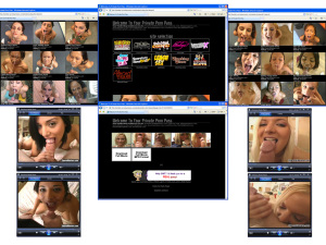 Members area screenshot from Sperm Blasters - click to enlarge