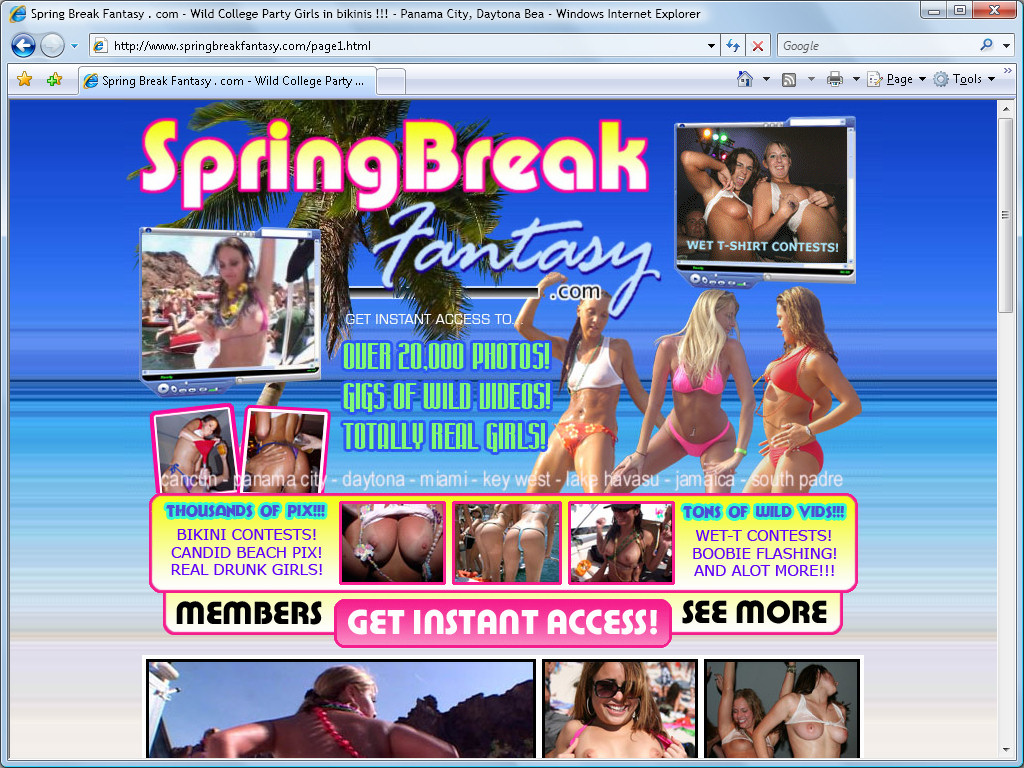 Spring Break Fantasy screenshot number 1