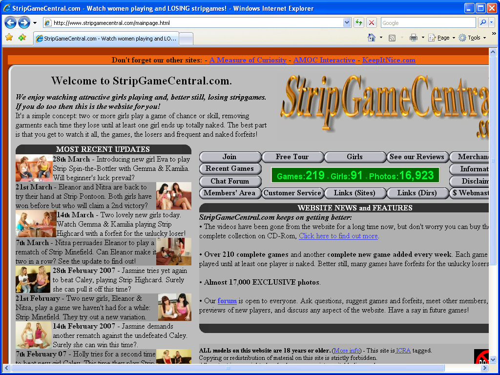 Strip Game Central screenshot number 1