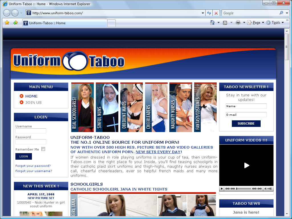 Uniform Taboo screenshot number 1