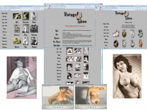 Members area screenshot from Vintage Taboo - click to enlarge